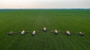 Pulverização com adjuvante agrícola na lavoura